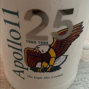 Apollo 11 Commemorative White Mug
